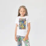 Simpsons Groovy Gang Baskılı Kız Çocuk Tişörtü