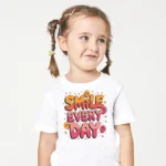 Smile Every Day Kız Çocuk Tişört