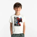 Spider-Man Yazı Baskılı Çocuk Tişörtü