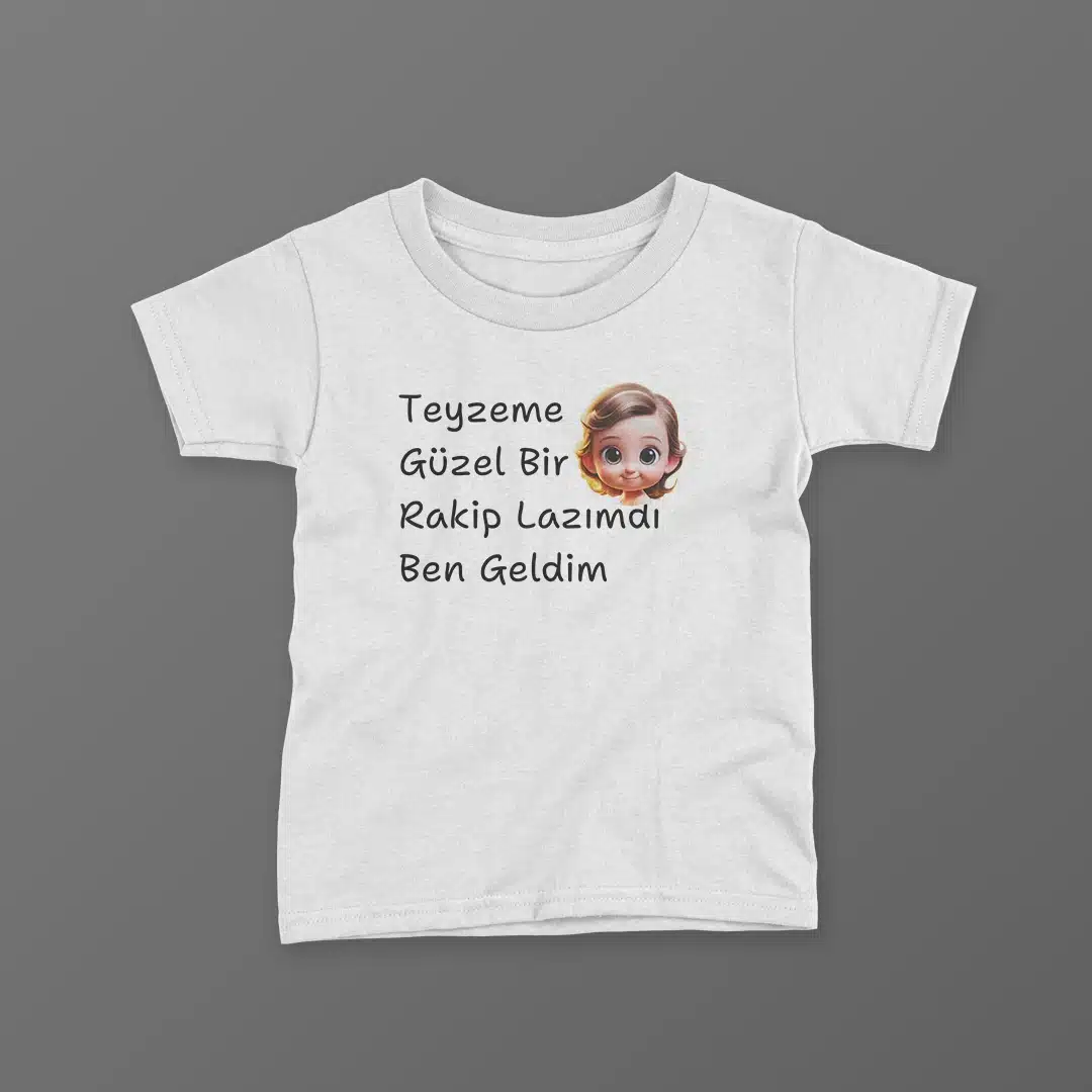 Teyzeme-Guzel-Bir-Rakip-Lazimdi-Ben-Geldim-Baskili-Tisort-1.webp Teyzeme Güzel Bir Rakip Lazımdı Ben Geldim Baskılı Tişört - Görsel 1