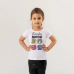Tom ve Jerry Everyday Mood Baskılı Kız Çocuk Tişörtü