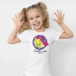 Tweety Love Best Look Baskılı Kız Çocuk Tişörtü