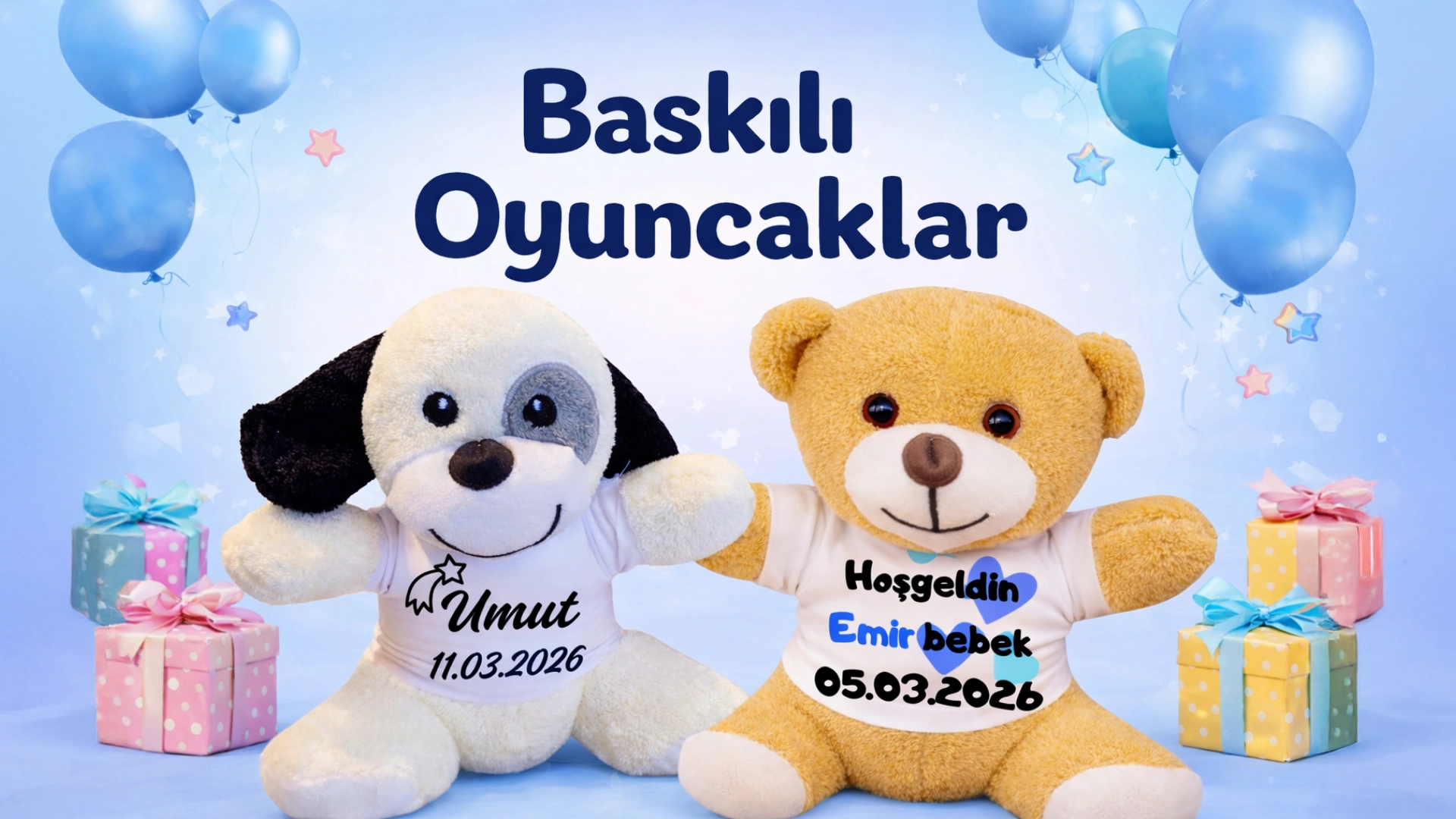 baskılı oyuncaklar