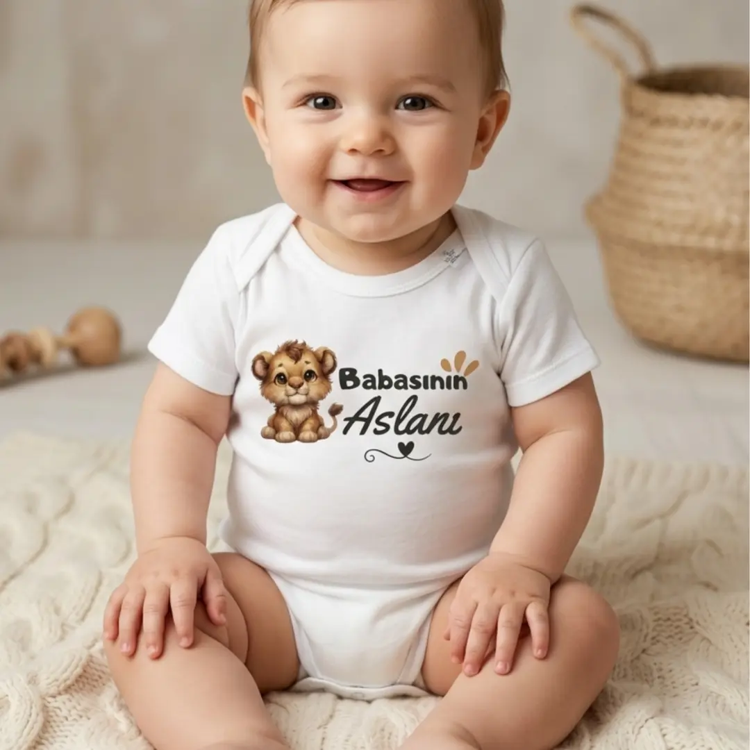 Babasının Aslanı Baskılı Zıbın